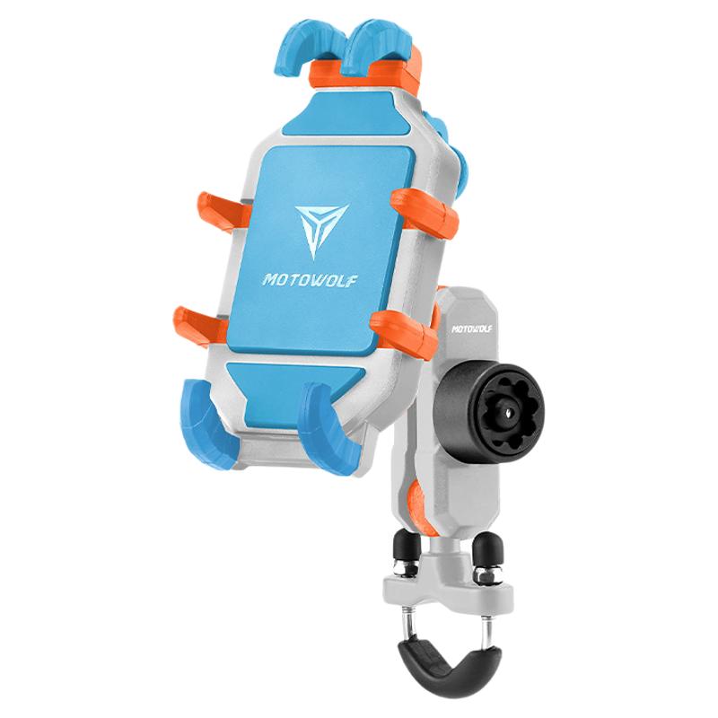 清仓摩多狼摩托车手机支架防震防抖外卖骑手骑行装备电动车导航架