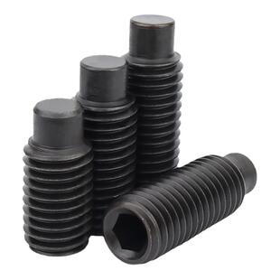 12.9级内六角凸端紧定螺丝无头螺钉机米顶丝止付螺钉M3M4M5M6M8mm