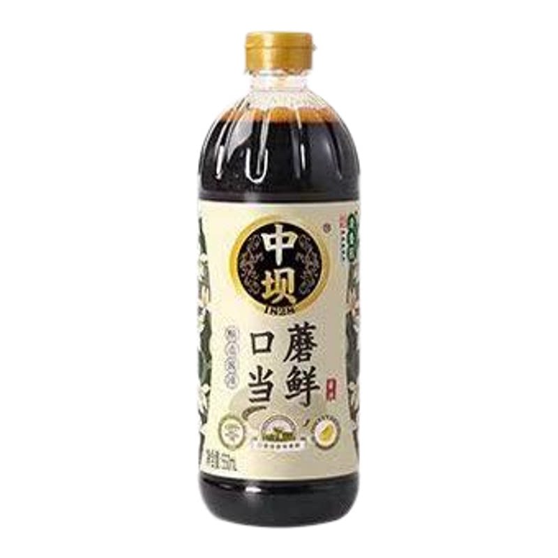 中坝特级零添加酿造酱油自然提鲜