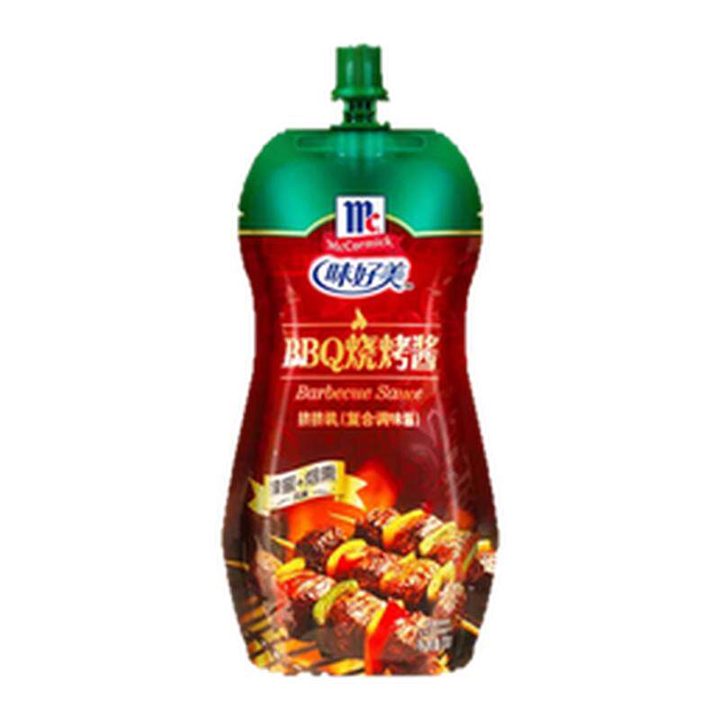 味好美BBQ烧烤酱挤挤装230g/袋 家用烧烤汁烤肉蘸料海鲜鱿鱼刷酱