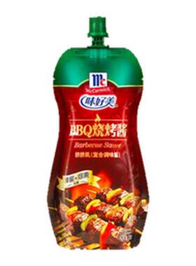 味好美BBQ烧烤酱挤挤装230g/袋 家用烧烤汁烤肉蘸料海鲜鱿鱼刷酱
