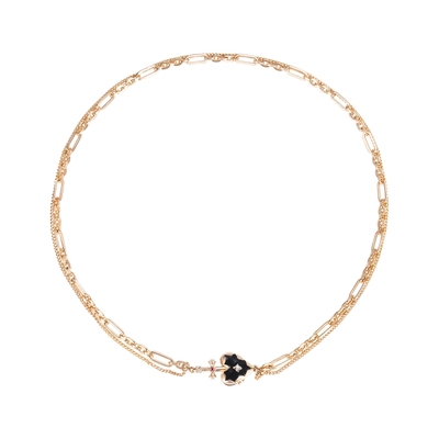 AJIDOU阿吉豆项链女迪士尼联名款个性优雅爱心时尚颈链颈链锁骨链