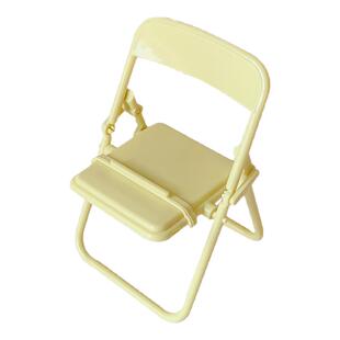 折叠办公室小巧凳子创意摆件礼物小椅子手机支架桌面可爱便携懒人