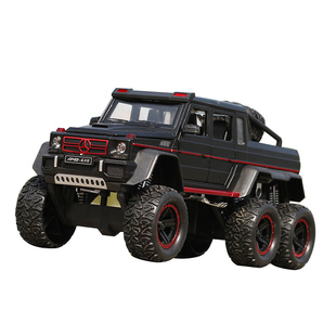 奔驰汽车模型六轮山地越野车仿真合金大号皮卡儿童玩具车男孩礼物