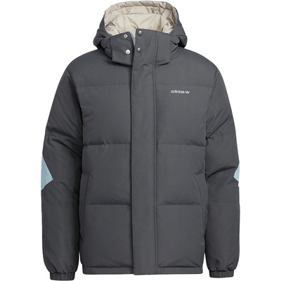 Adidas/阿迪达斯正品三叶草男子双面穿保暖连帽羽绒服HS9467