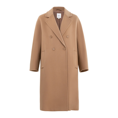 HONRN/红人山羊绒羊毛呢大衣外套