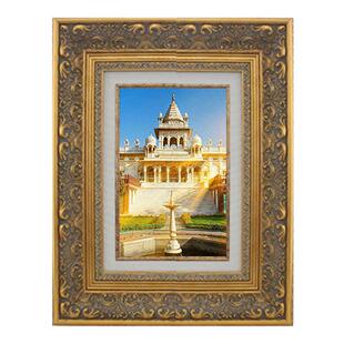 油画框实木任意大尺寸相框十字钻石绣数字古典欧式复古画框定制做