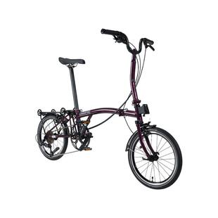 CRANSTON幻影紫R9 Max 三折叠自行车成人超轻便携复古9速16寸单车