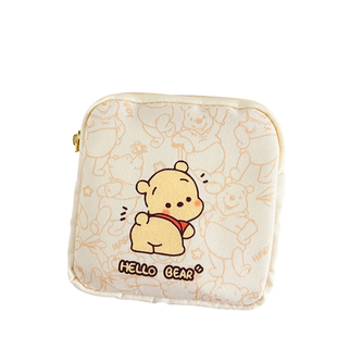 卫生巾姨妈巾收纳包月事小包学生便携随身可爱少女帆布翘屁股帕恰