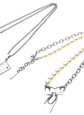 GUUKA潮牌情侣珍珠项链