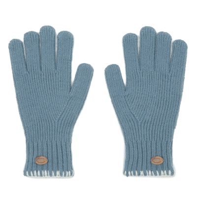 简约户外保暖毛绒短手套