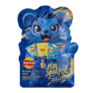 乐事薯片上海申花联名礼包170g*8大袋含球星卡8张【整箱原箱】