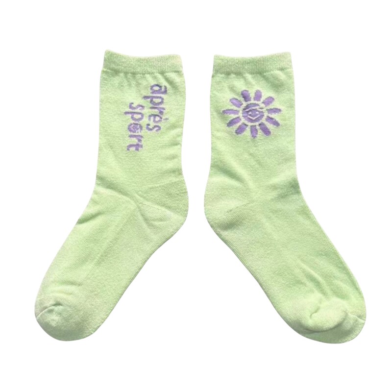 pivvee高尔夫袜子女春夏新款球袜休闲运动袜雏菊袜短袜golf socks