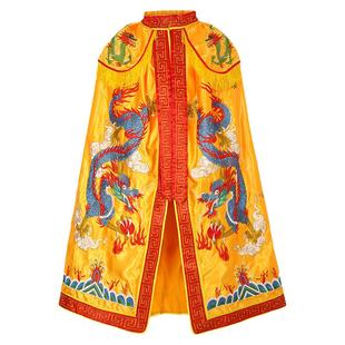 高档霞披还愿佛像佛衣观音菩萨披风玉帝关公泰山奶奶龙凤袍佛袍