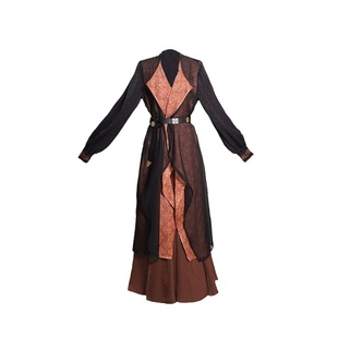 拟梦燕歌行原创国风改良飘逸唐制圆领袍新中式汉元素帅气通勤春秋