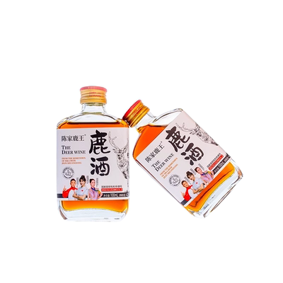 陈家鹿王玉鹿酒纯正高粱酒鞭温补酒玉鹿体验茸多规格装42度100ml