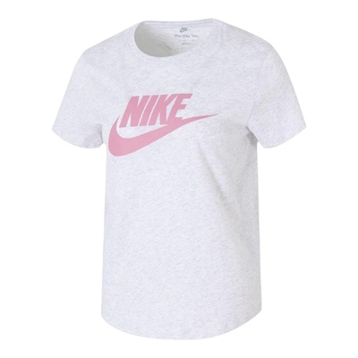 Nike  Essentials 女款灰色圆领透气简约短袖SS25T恤 DX7907-052