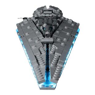 KGBOX用于星球大战75356执行者号超级歼星舰亚克力LED灯具防尘罩