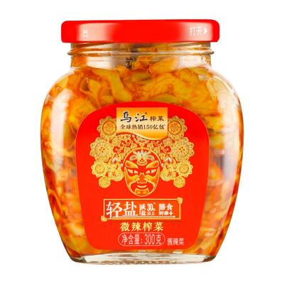 涪陵乌江榨菜瓶装微辣下饭菜咸菜