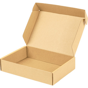 飞机盒定制 飞机盒快递盒大小正方形特硬扁平白色飞机盒纸箱订制