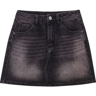 【商场同款】乐町喷色牛仔半裙秋季甜酷A字短裙C2HEE3214