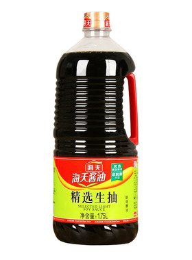海天精选生抽1.75L酿造酱油