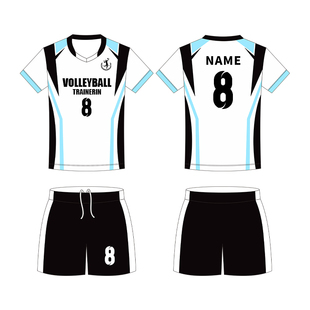 免费印字排球服套装男女学生比赛队服速干运动气排球衣服全身定制