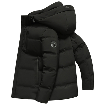 老人头【90鹅绒】老年人羽绒服男款爸爸冬装外套短款商务休闲保暖