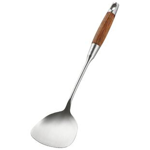 onlycook 家用304不锈钢锅铲厨房花梨木柄炒菜铲子铁锅专用炒勺