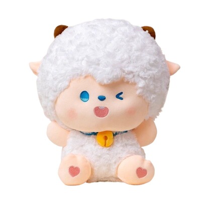 喜羊羊懒羊羊毛绒公仔抱抱