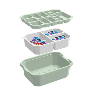 乐高积木零件分类格小颗粒拼装