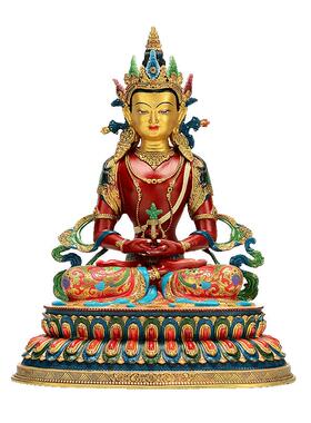 室内家用铜像藏式雕像摆件10寸