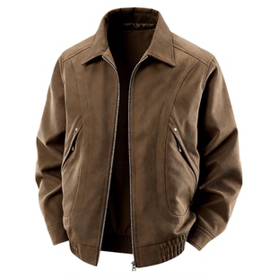 JEEP SPIRIT夹克男士新款翻领宽松美式休闲机能男装高端潮流外套