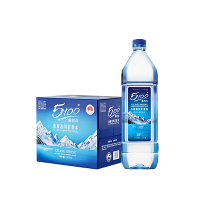 5100西藏冰川矿泉水1.5L*12瓶
