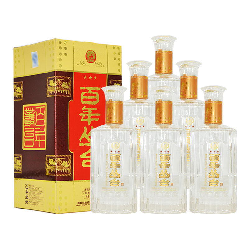 2007年百年丛台酒42度整箱白酒