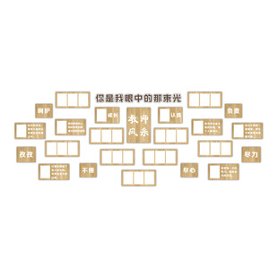 教师风采简介照片墙面装饰幼儿园环创材料办公室大厅走廊楼梯布置