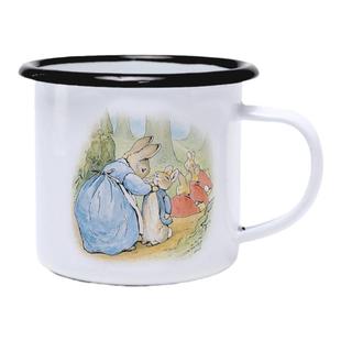 peter rabbit彼得兔搪瓷水杯儿童抗摔马克杯卡通小容量咖啡牛奶杯