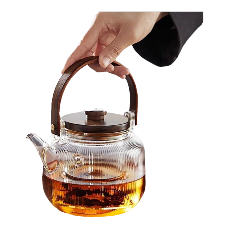 玻璃煮茶壶2025新款烧水壶泡茶家用提梁壶围炉耐高温电陶炉明火