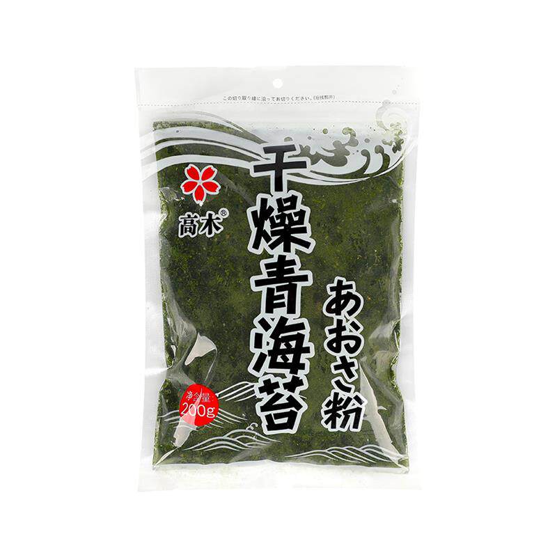 高木干燥青海苔200g日式寿司专用食材配料章鱼小丸子即食青海苔粉