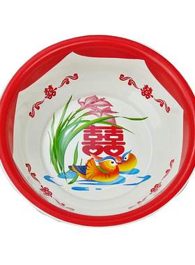 特厚搪瓷盆喜庆结婚陪嫁搪瓷盆