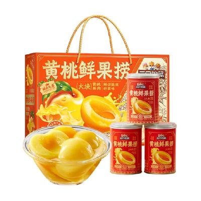三只松鼠黄桃水果罐头