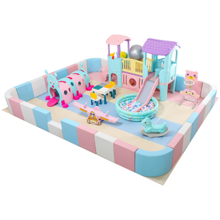 儿童乐园软体宝宝游戏围栏家用室内软包球池游乐场小型家庭设备