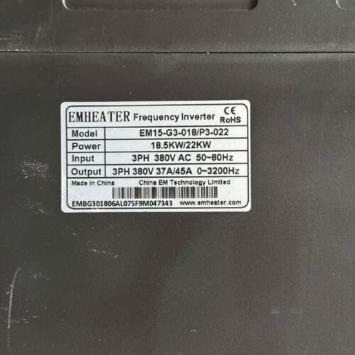议 价EMHEATER变频器EM15G3018P3022工业自动可 维修