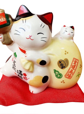 招财猫招福猫咪可爱日式桌面摆件