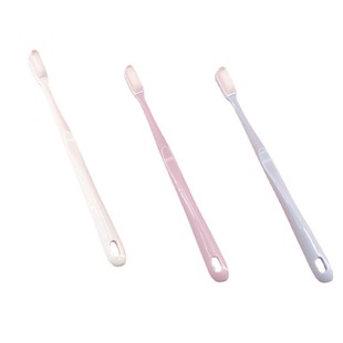 马卡龙小头纳米牙刷三支装硅胶中硬毛牙刷成人家用家庭装