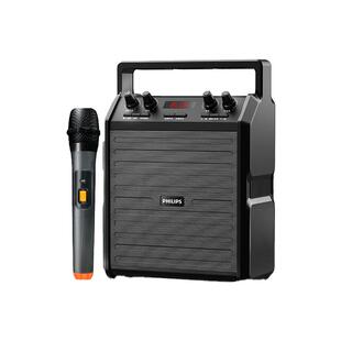 飞利浦SD50X广场舞音响户外蓝牙音箱K歌手提便携式话筒麦克风一体