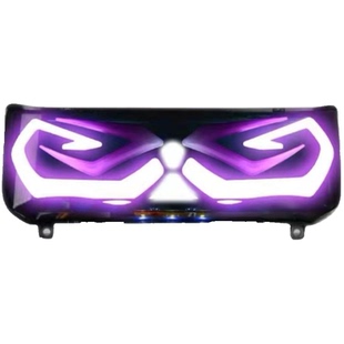 小牛M+电动车N1S撒旦尾灯 N1 M2兰博APP可调后车灯 MQI2S后灯改装