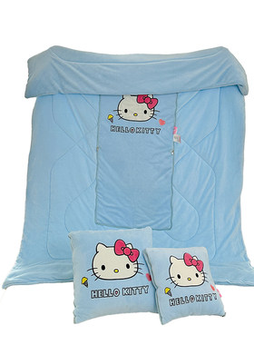hellokitty抱枕被子两用二合一