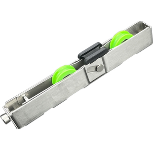 断桥铝合金门底部轮子阳台推拉门地滑轮中空玻璃移门轨道长条轮