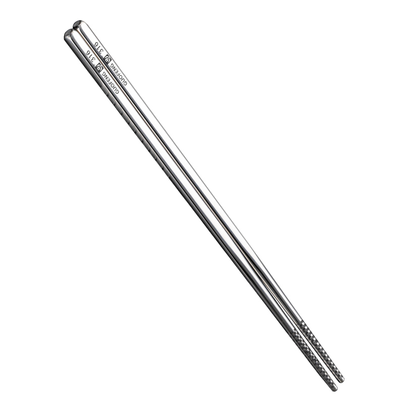 316不锈钢筷子家用高档抗菌防霉食品级家庭专人一人一个专用防滑